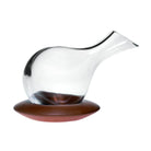 Vista Alegre Delicanter Case with Decanter with Wood Base on a white background