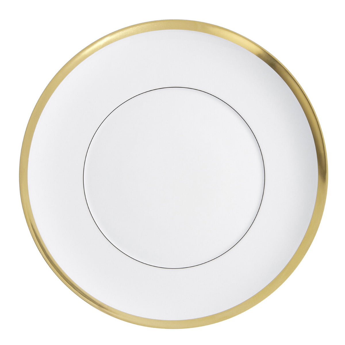 Vista Alegre Domo Gold Bread & Butter Plate on a white background