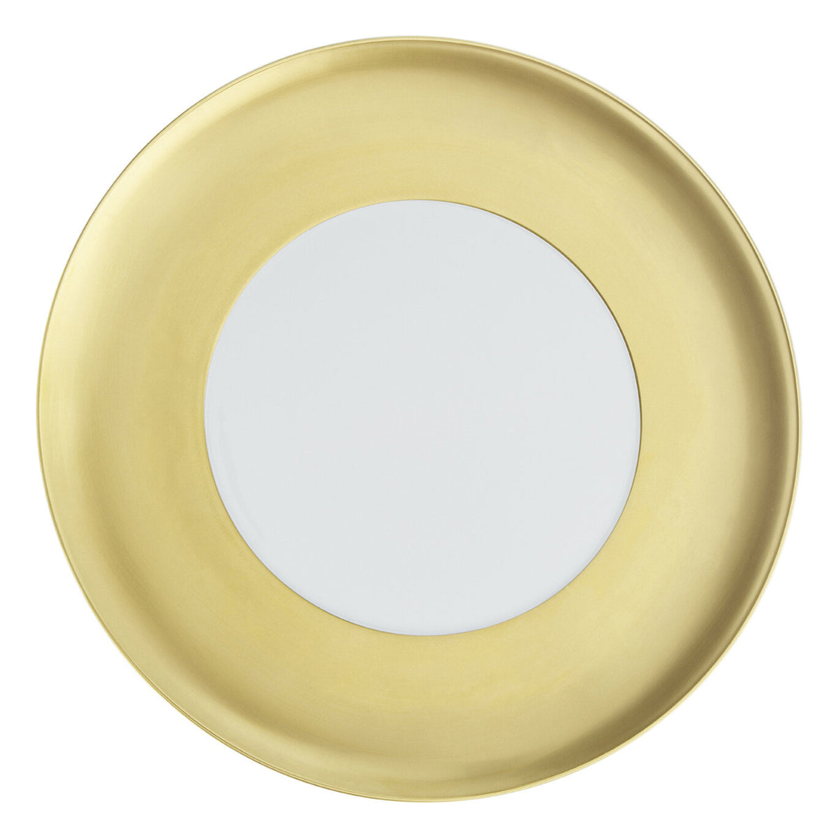 Vista Alegre Domo Gold Charger Plate on a white background
