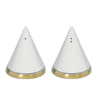 Vista Alegre Domo Gold Set Salt/Pepper on a white background