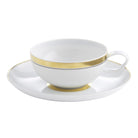 Vista Alegre Domo Gold Tea Cup & Saucer on a white background