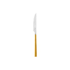 Vista Alegre Domo Handle Matte Gold Dessert Knife on a white background
