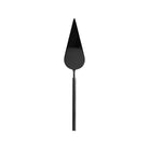 Vista Alegre Domo Matte Black Cake Server on a white background