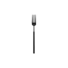 Vista Alegre Domo Matte Black Dessert Fork on a white background