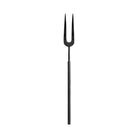 Vista Alegre Domo Matte Black Meat Serving Fork on a white background