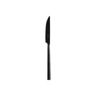 Vista Alegre Domo Matte Black Table Knife on a white background
