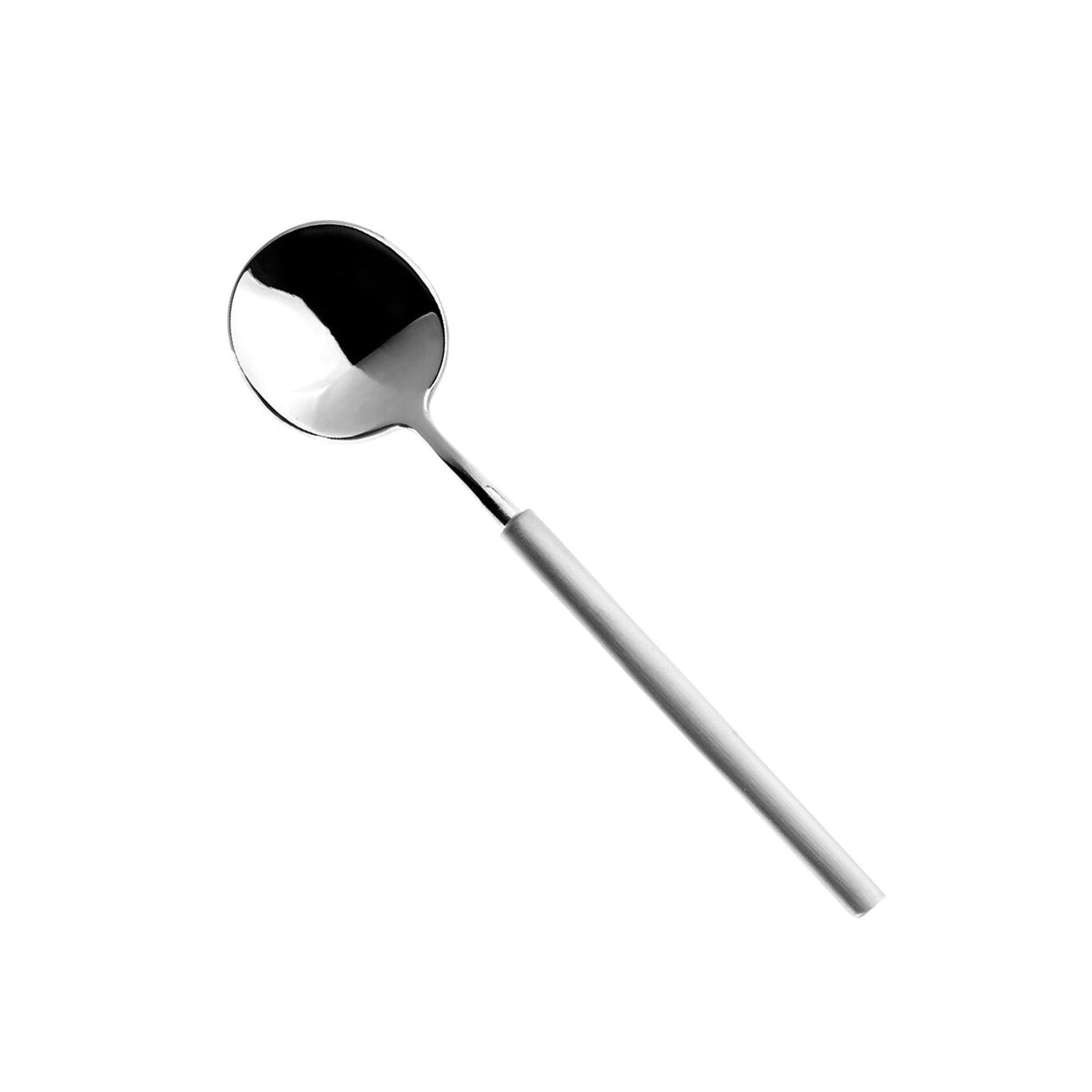 Vista Alegre Domo Matte Coffee Spoon on a white background