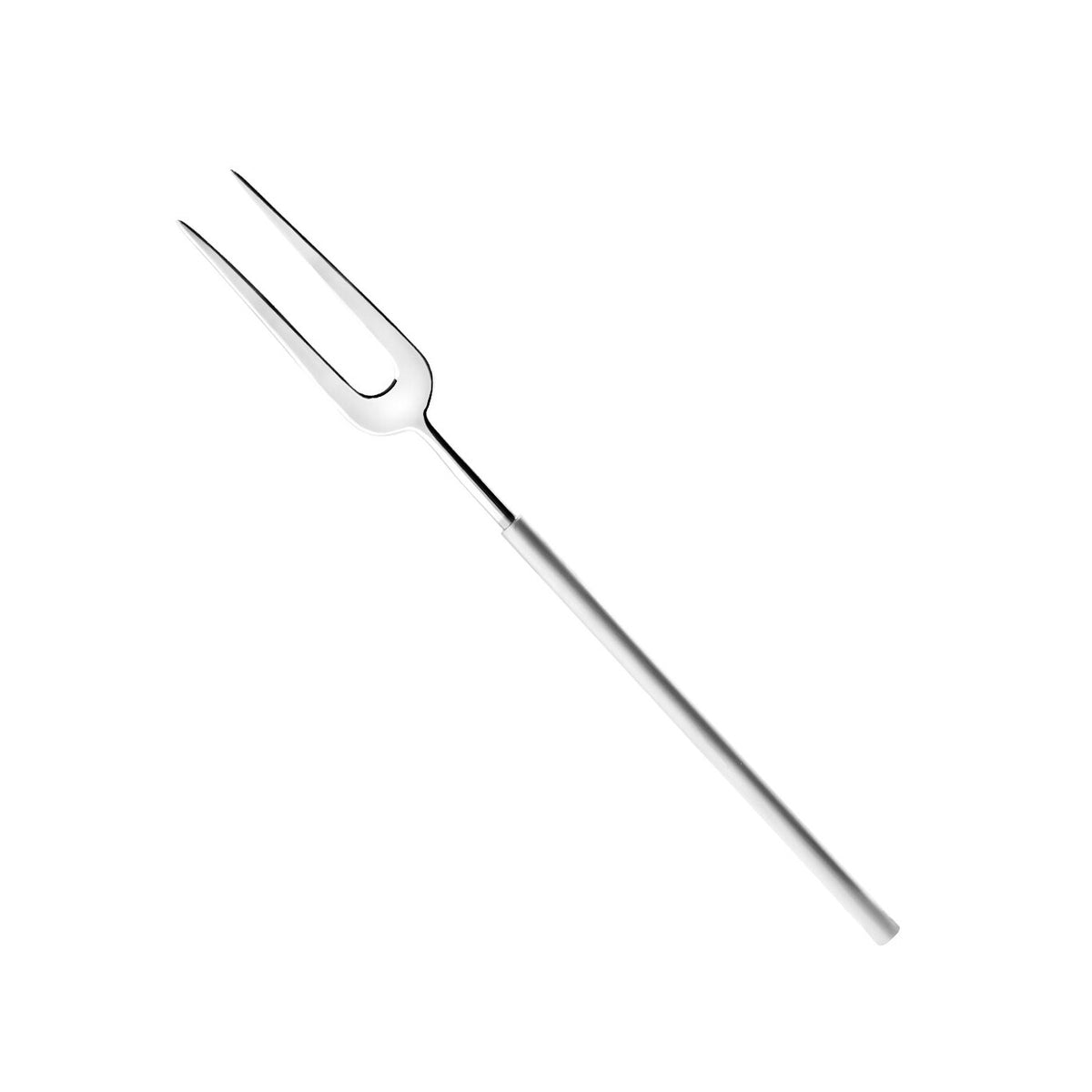 Vista Alegre Domo Matte Meat Serving Fork on a white background