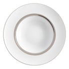 Vista Alegre Domo Platinum Soup Plate on a white background