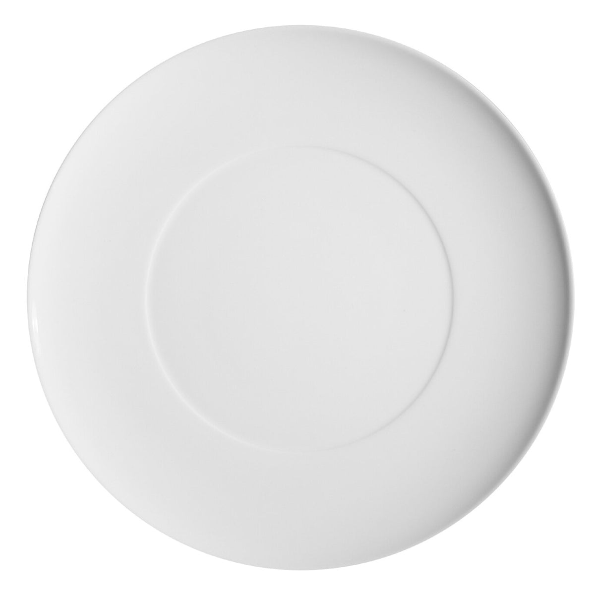 Vista Alegre Domo White Charger Plate on a white background