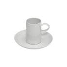 Vista Alegre Domo White Coffee Cup & Saucer, view 3