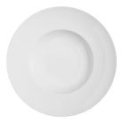 Vista Alegre Domo White Soup Plate on a white background