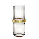 Vista Alegre Dorian Vase with Gold on a white background