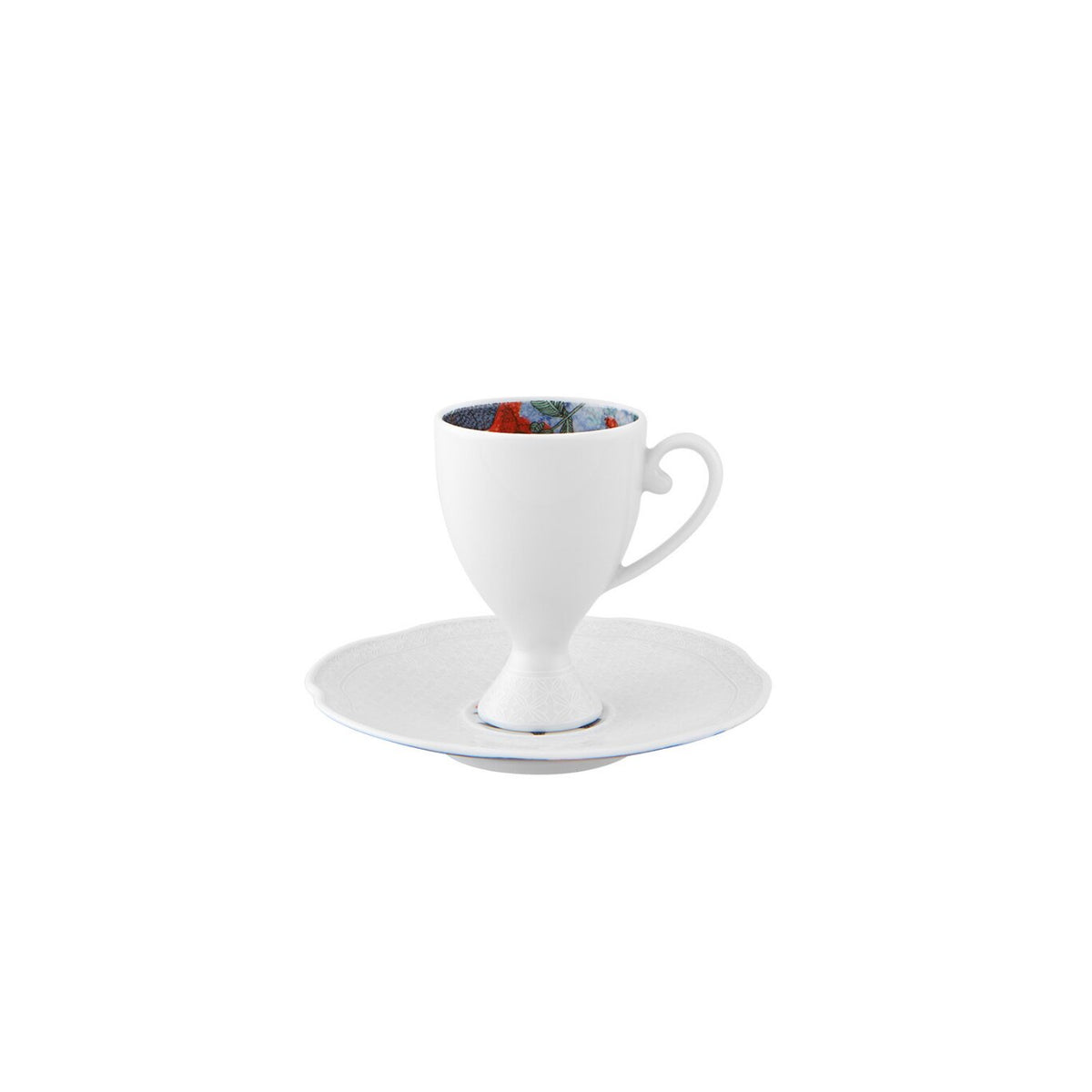 Vista Alegre Duality Coffee Cup & Saucer on a white background