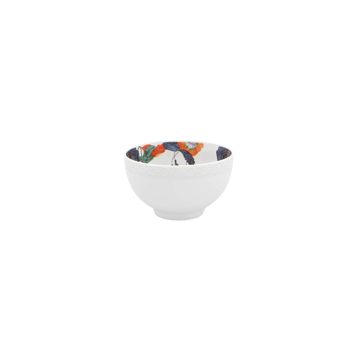 Vista Alegre Duality Rice Bowl on a white background
