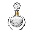 Vista Alegre Dux Whisky Decanter with Gold on a white background