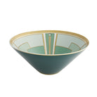 Vista Alegre Emerald Salad Bowl on a white background