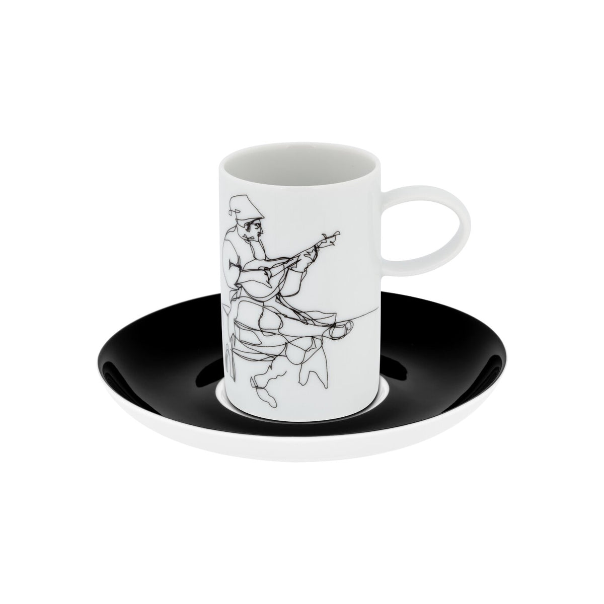 Vista Alegre Fado Set of 4 Coffee Cups & Saucers, view 2