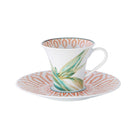 Vista Alegre Fiji Coffee Cup and Saucer on a white background