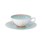 Vista Alegre Fiji Tea Cup and Saucer on a white background