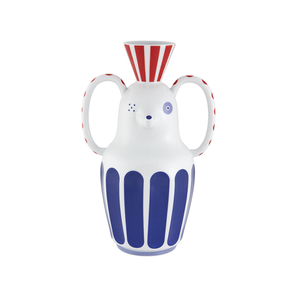 Vista Alegre Folkifunki Vase Elephant on a white background