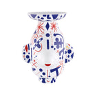 Vista Alegre Folkifunki Vase Grimace Whit Lid on a white background