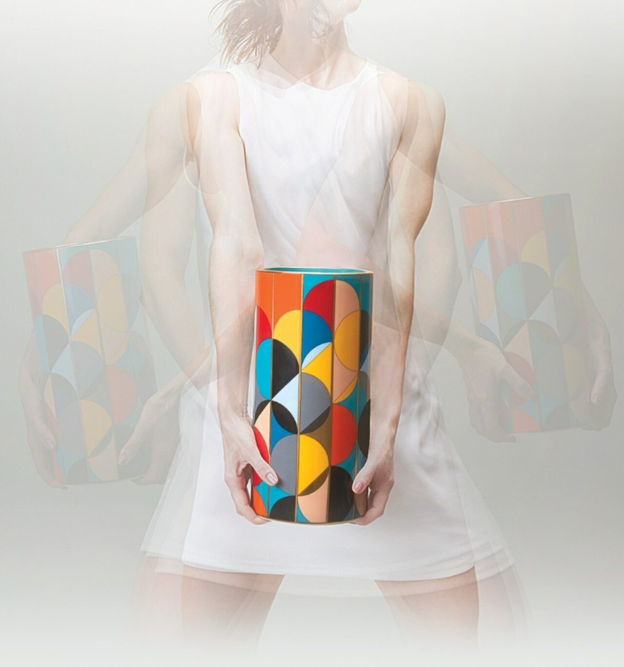 Vista Alegre Futurismo Large Vase, view 2