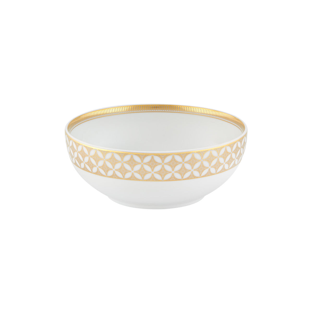 Vista Alegre Gold Exotic Cereal Bowl on a white background