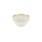 Vista Alegre Gold Exotic Rice Bowl on a white background