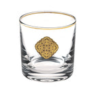 Vista Alegre Golden Old Fashioned with Gold on a white background