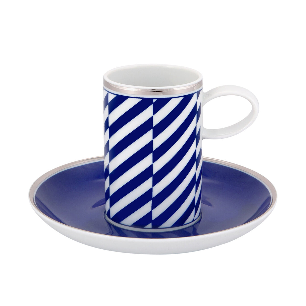 Vista Alegre Harvard Coffee Cup & Saucer on a white background