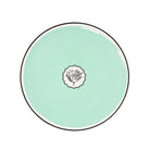 Vista Alegre Herbariae Charger Plate Green on a white background
