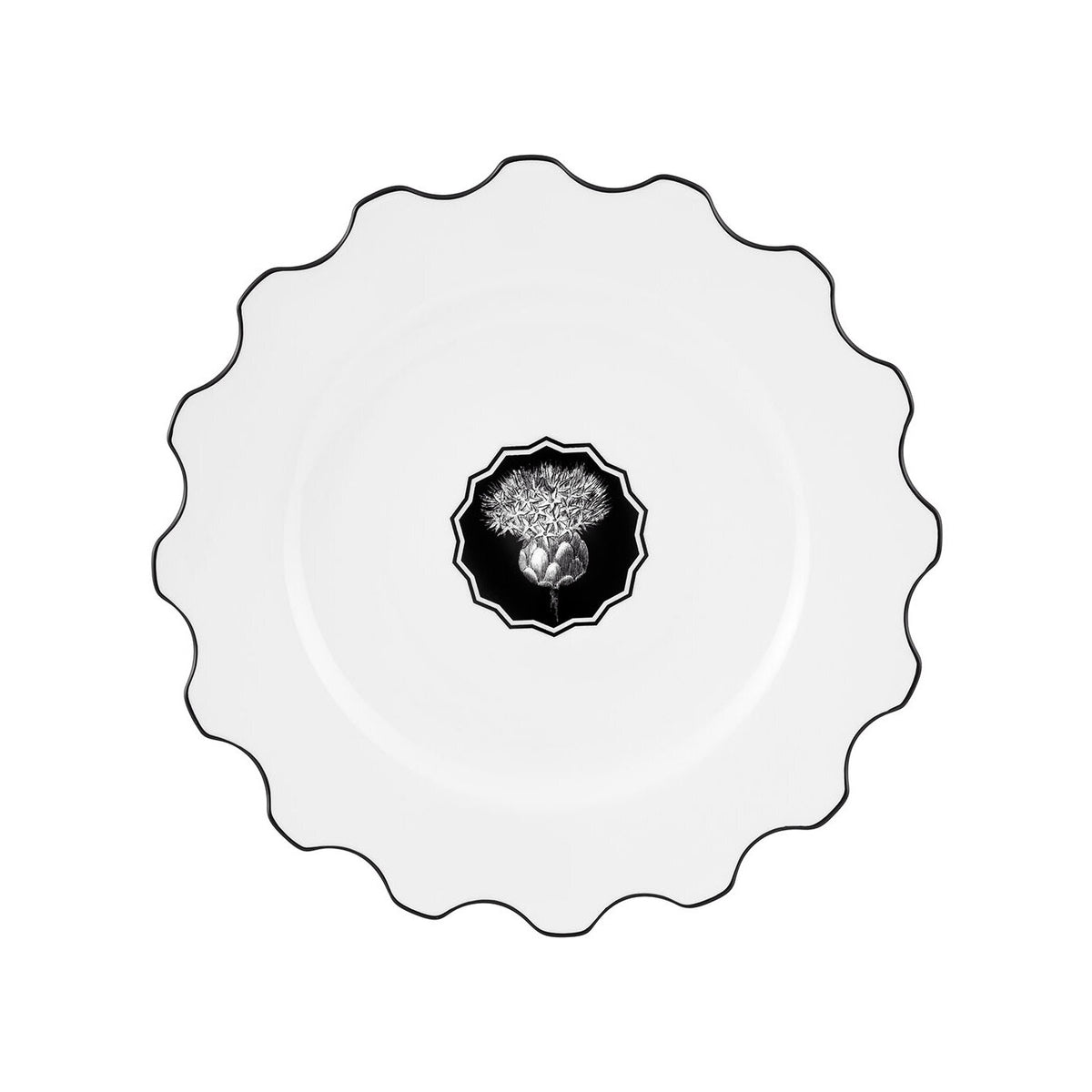 Vista Alegre Herbariae Dinner Plate on a white background