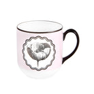 Vista Alegre Herbariae Mug Pink on a white background