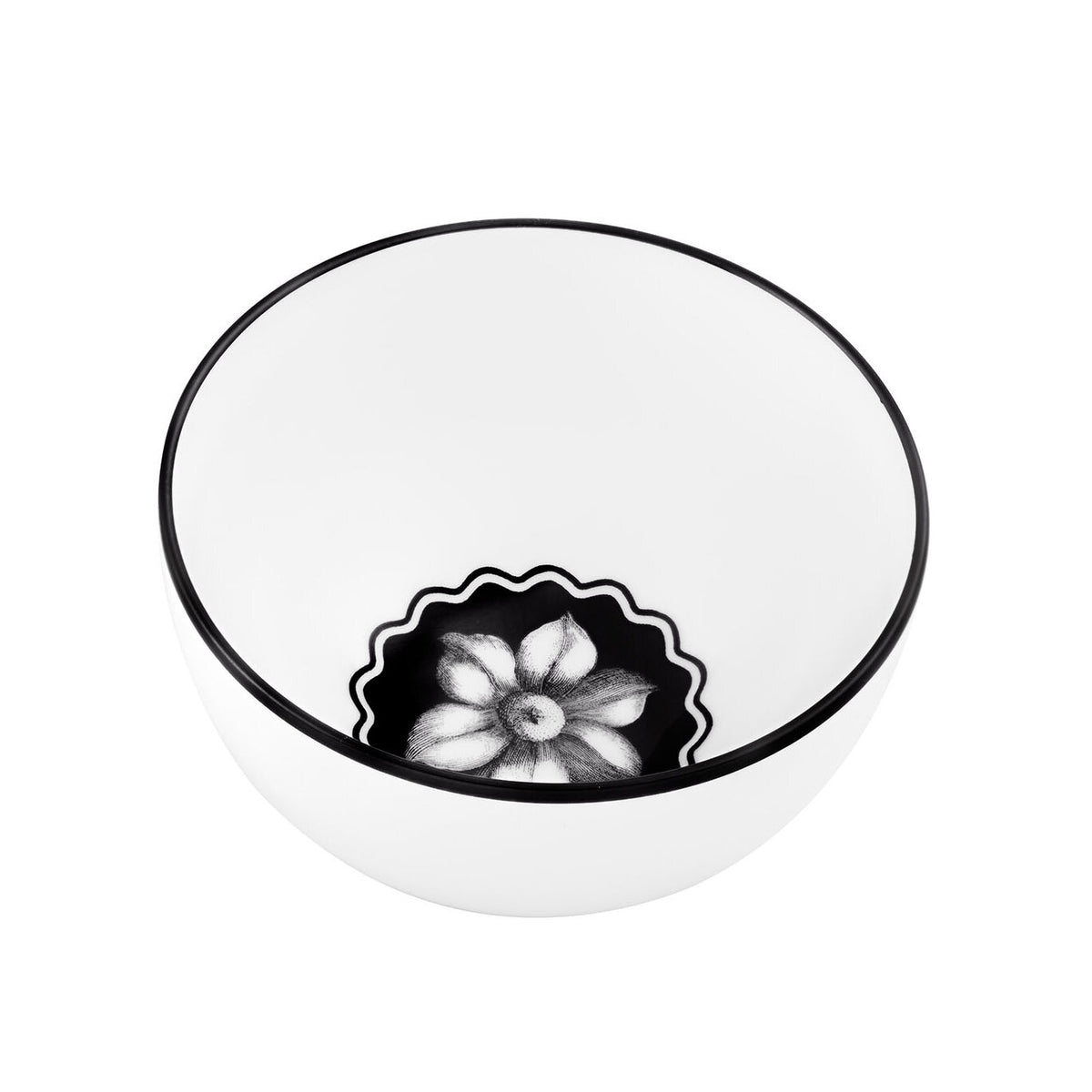 Vista Alegre Herbariae Rice Bowl on a white background