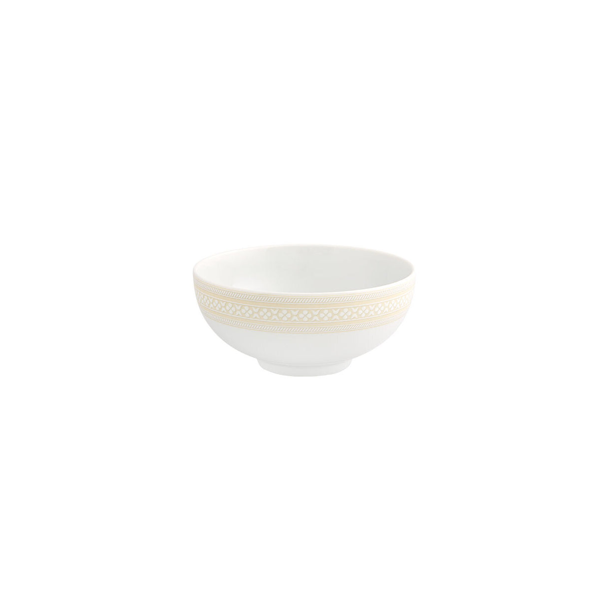 Vista Alegre Ivory Soup Bowl on a white background