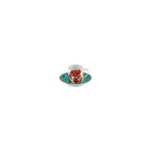Vista Alegre Lotus Coffee Cup & Saucer on a white background