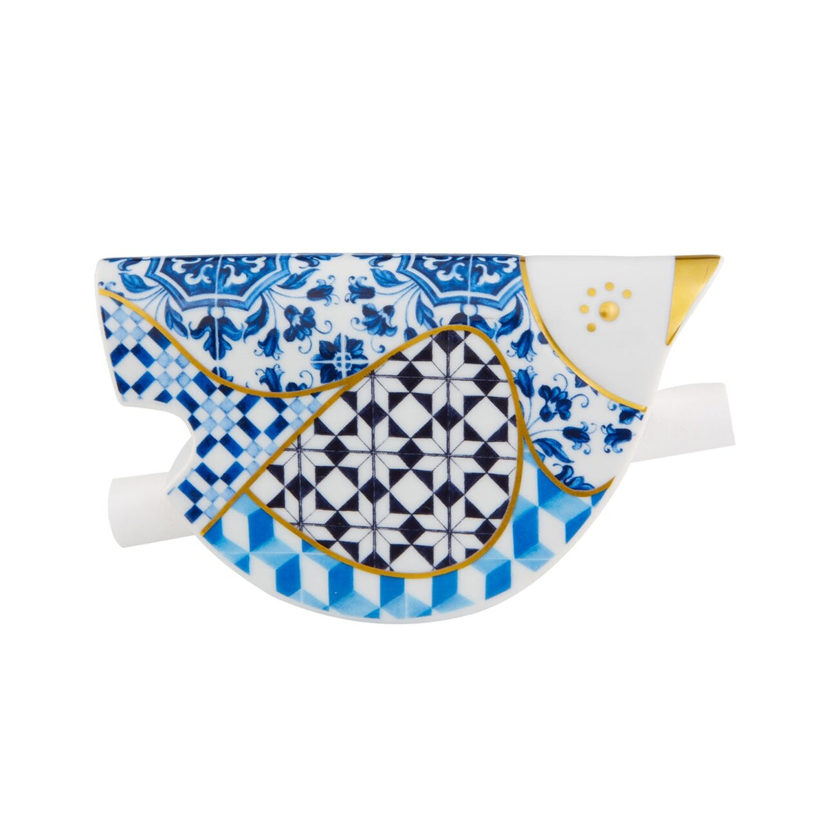 Vista Alegre Love Birds Cobalt on a white background