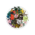 Vista Alegre Love Who You Want Charger Plate Mamzelle Scarlet on a white background