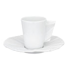Vista Alegre Matrix Coffee Cup & Saucer on a white background