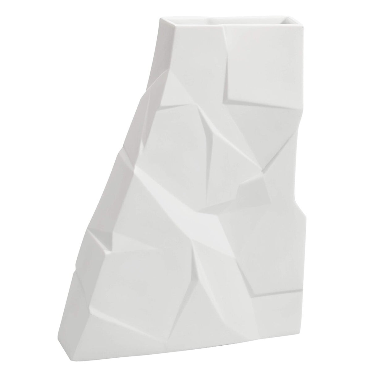 Vista Alegre Matrix Tall Thin Vase on a white background