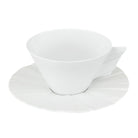 Vista Alegre Matrix Tea Cup & Saucer on a white background