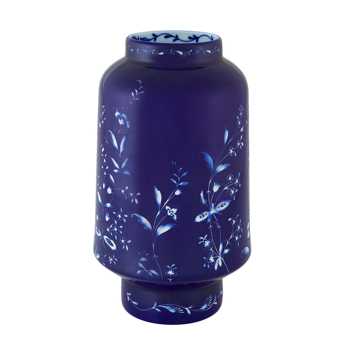 Vista Alegre Midnight Vase on a white background