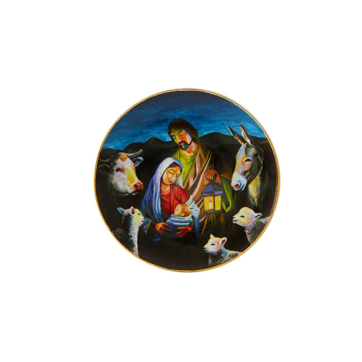 Vista Alegre Natal 2020 Christmas Plate on a white background