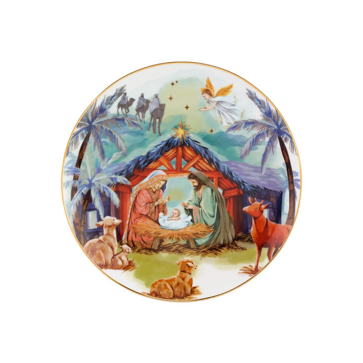 Vista Alegre Natal 2026 Christmas Plate on a white background