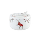 Vista Alegre Nöel Sugar Bowl on a white background