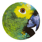 Vista Alegre Olhar o Brasil Charger Plate Parrot on a white background