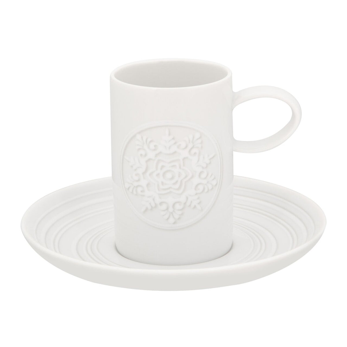 Vista Alegre Ornament Coffee Cup & Saucer on a white background