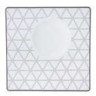 Vista Alegre Orquestra Deep Square Solar Plate on a white background