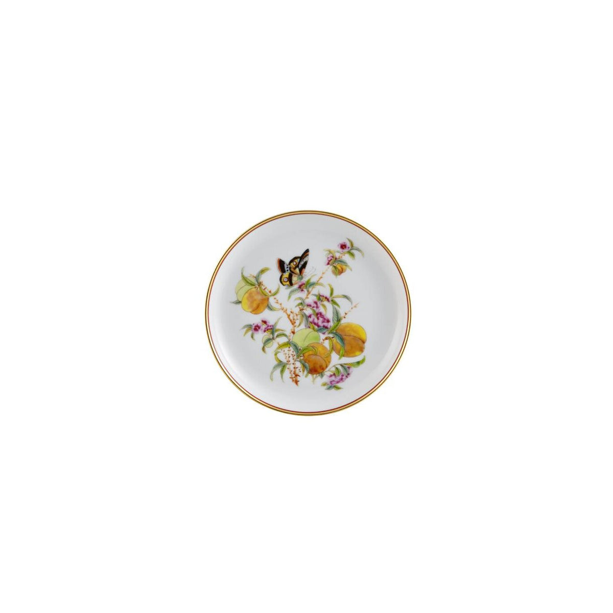 Vista Alegre Paço Real Tcheco Ashtray Peach on a white background